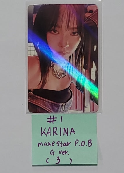 Aespa "Drama" 4th Mini - [Makestar, Interasia] Pre-Order Benefit Photocard [23.12.07] - HALLYUSUPERSTORE