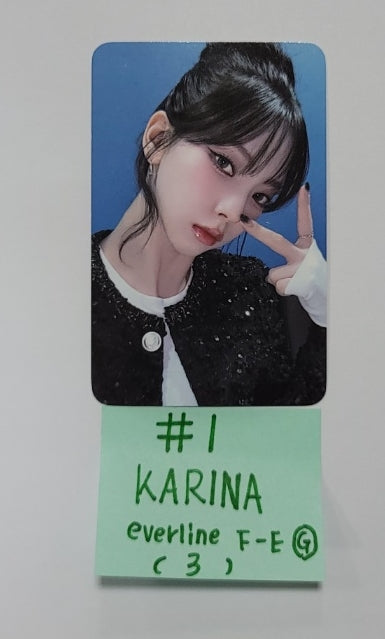 Aespa "Drama" 4th Mini - [Everline, Smtown] Fansign Event Photocard [23.12.07] - HALLYUSUPERSTORE