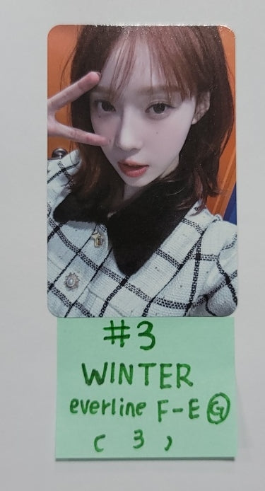 Aespa "Drama" 4th Mini - [Everline, Smtown] Fansign Event Photocard [23.12.07] - HALLYUSUPERSTORE
