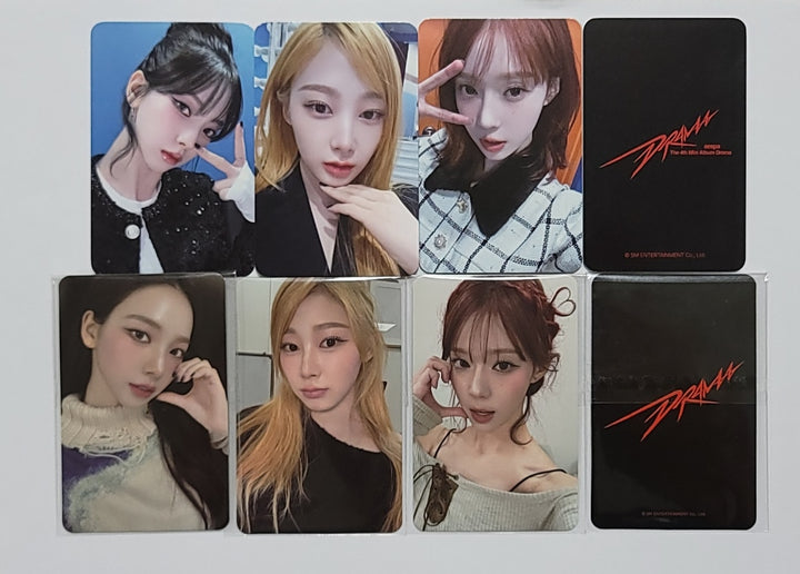 Aespa "Drama" 4th Mini - [Everline, Smtown] Fansign Event Photocard [23.12.07] - HALLYUSUPERSTORE