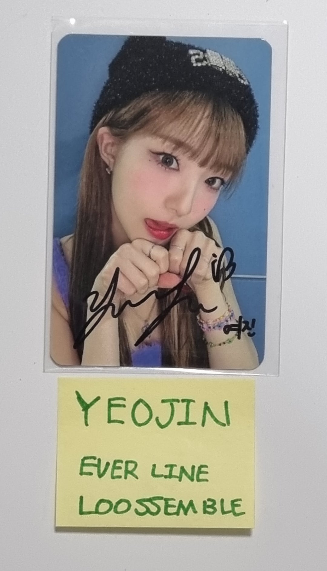 Yeojin (Of Loossemble) "Loossemble" - Hand Autographed(Signed) Photocard [23.12.07] - HALLYUSUPERSTORE