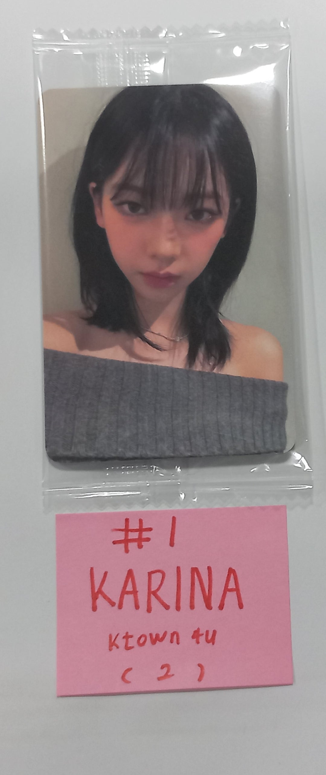 Aespa "Drama" 4th Mini - Ktown4U Fansign Event Photocard [23.12.08] - HALLYUSUPERSTORE