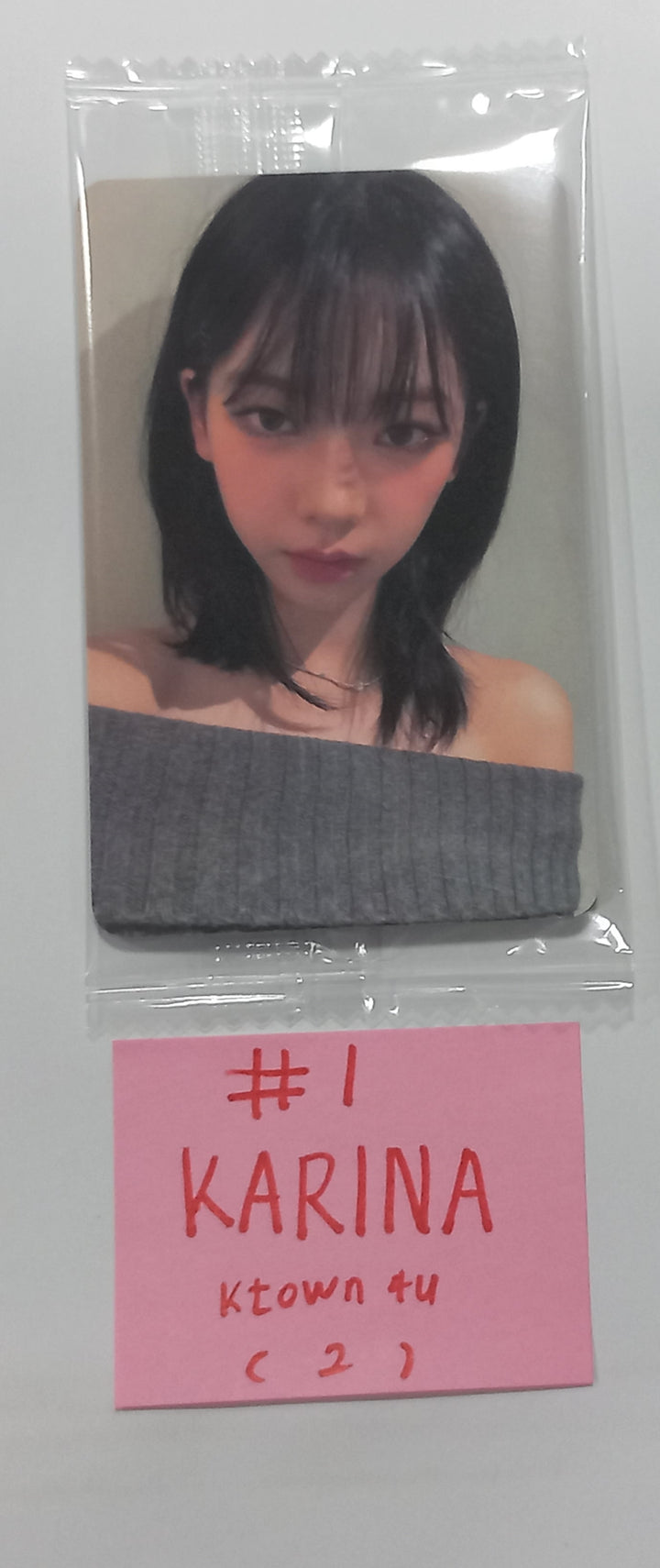 Aespa "Drama" 4th Mini - Ktown4U Fansign Event Photocard [23.12.08] - HALLYUSUPERSTORE