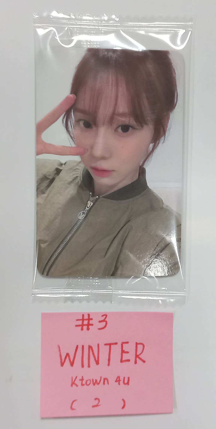 Aespa "Drama" 4th Mini - Ktown4U Fansign Event Photocard [23.12.08] - HALLYUSUPERSTORE