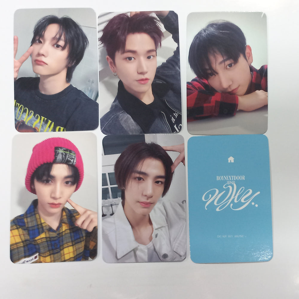 Boynextdoor  "WHY.." - Dear My Muse Fansign Event Photocard Round 3 [23.12.08] - HALLYUSUPERSTORE