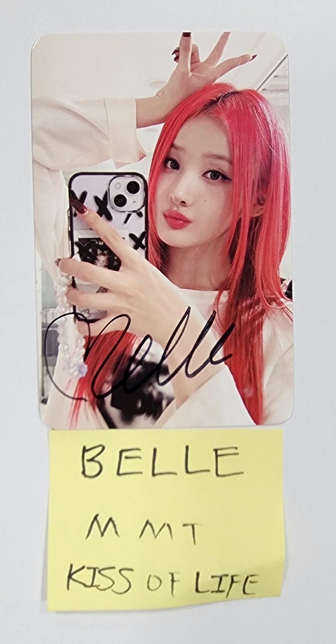 BELLE (Of KISS OF LIFE) "Born to be XX" - Hand Autographed(Signed) Photocard [23.12.11] - HALLYUSUPERSTORE