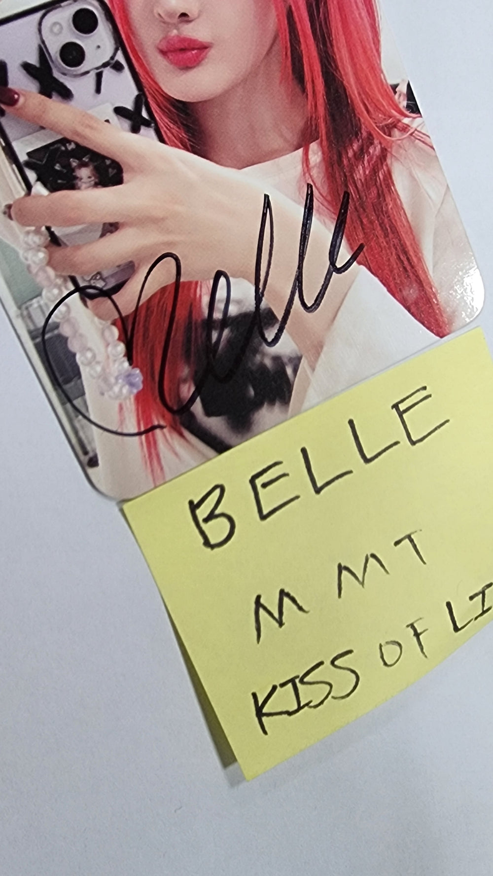 BELLE (Of KISS OF LIFE) "Born to be XX" - Hand Autographed(Signed) Photocard [23.12.11] - HALLYUSUPERSTORE