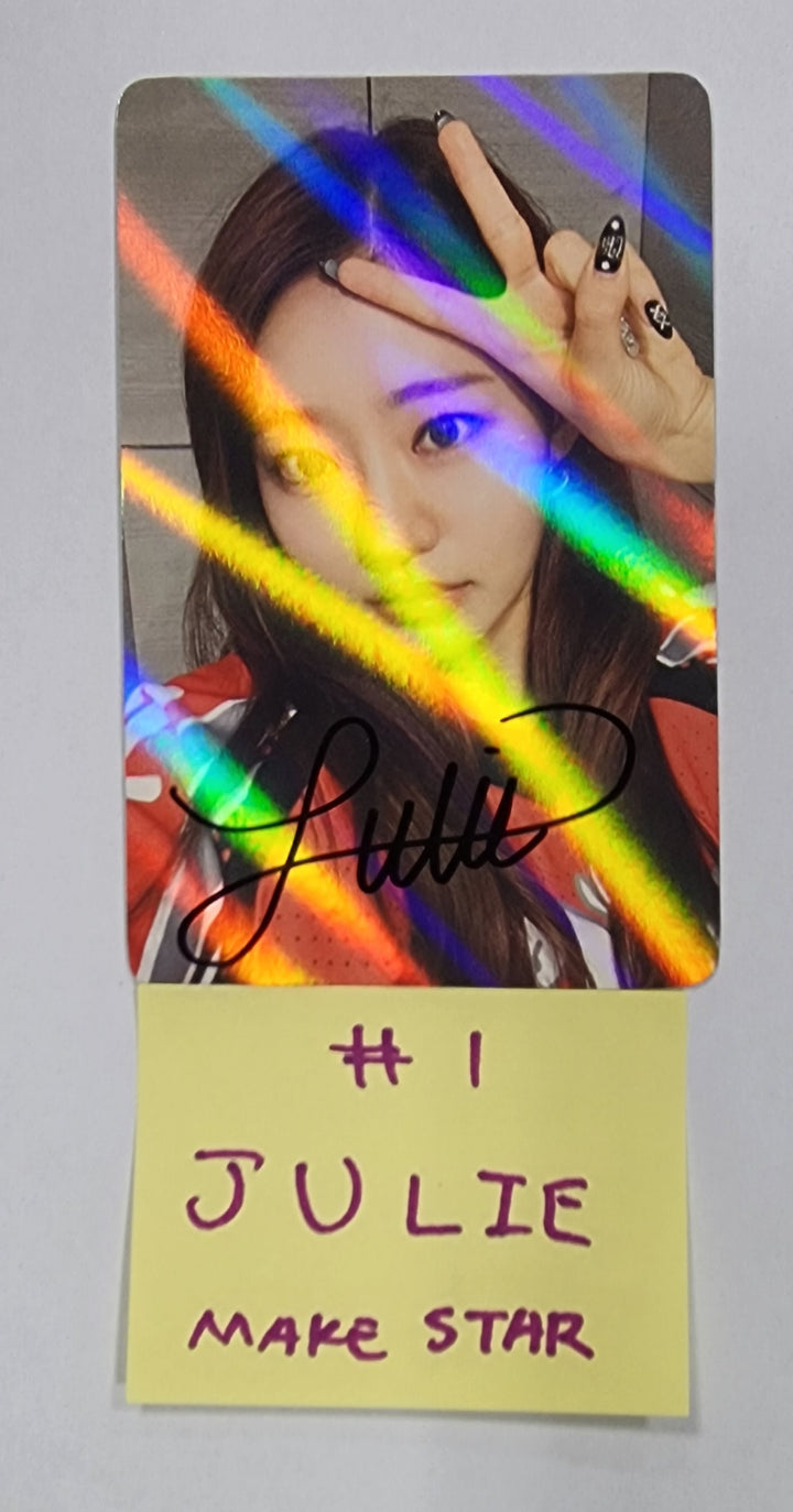 KISS OF LIFE "Born to be XX" - Hand Autographed(Signed) Hologram Photocard [23.12.11] - HALLYUSUPERSTORE