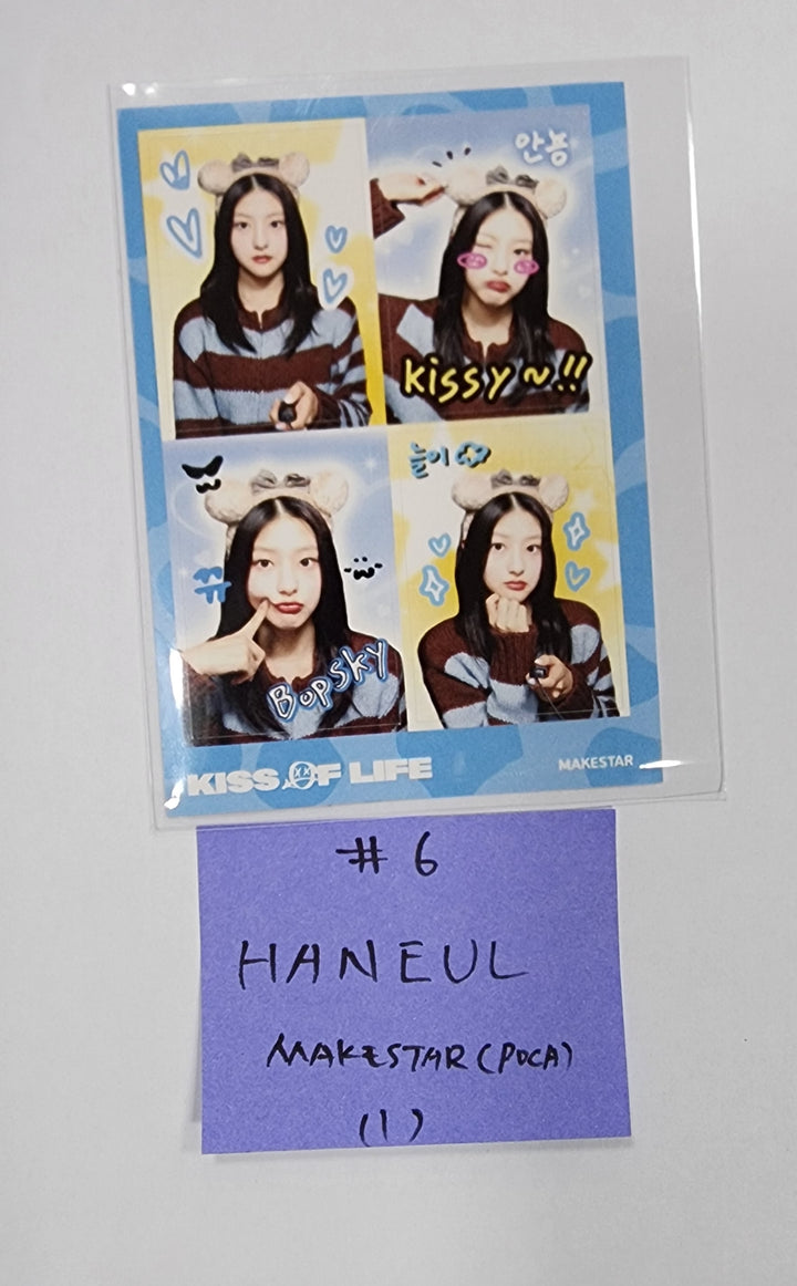 KISS OF LIFE "Born to be XX" - Makestar Fansign Event Photocard, Sticker [Poca Album] [23.12.11] - HALLYUSUPERSTORE