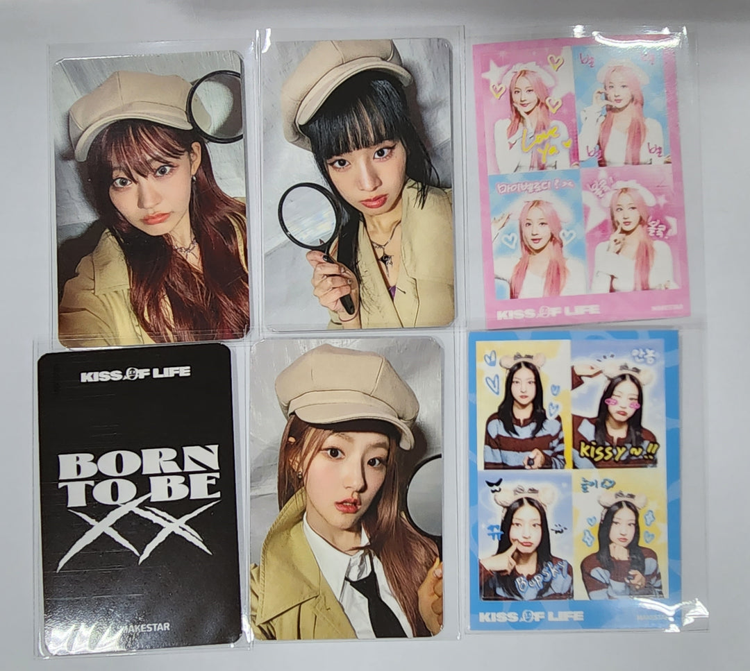 KISS OF LIFE "Born to be XX" - Makestar Fansign Event Photocard, Sticker [Poca Album] [23.12.11] - HALLYUSUPERSTORE
