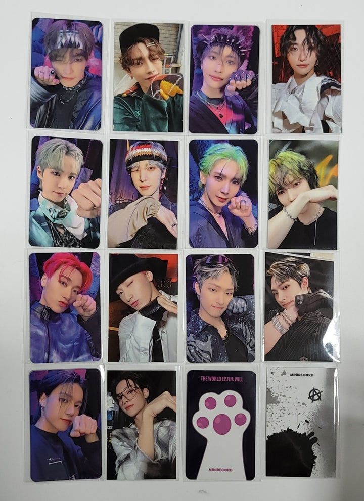 ATEEZ "THE WORLD EP.FIN : WILL" - Minirecord Pre-Order Benefit Photocard [Platform Ver.] [23.12.11] - HALLYUSUPERSTORE