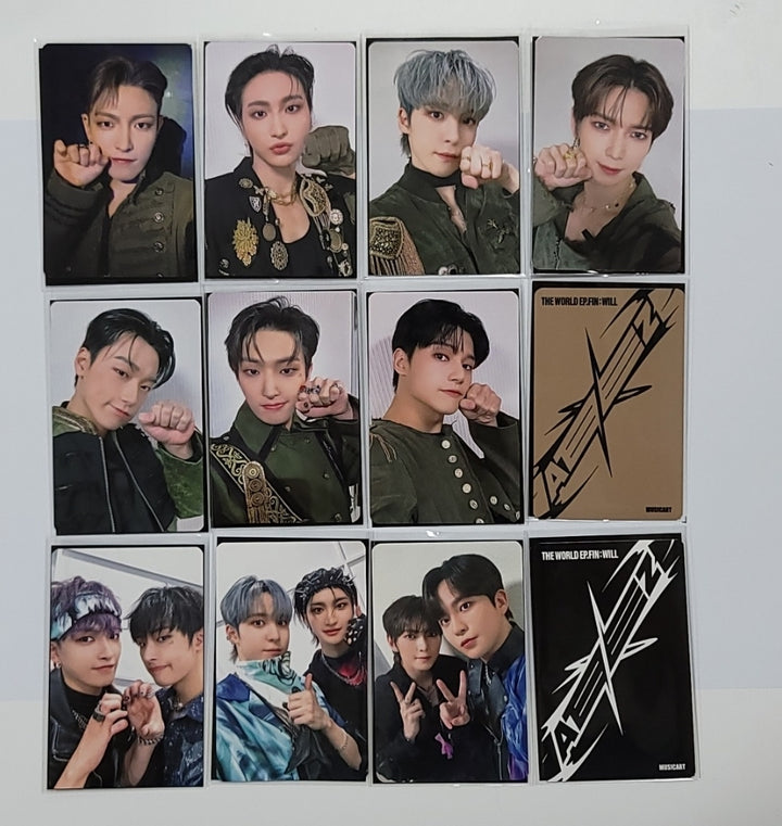 ATEEZ "THE WORLD EP.FIN : WILL" - Music Art Lucky Draw Event Photocard [Digipack Ver.] [23.12.11] - HALLYUSUPERSTORE