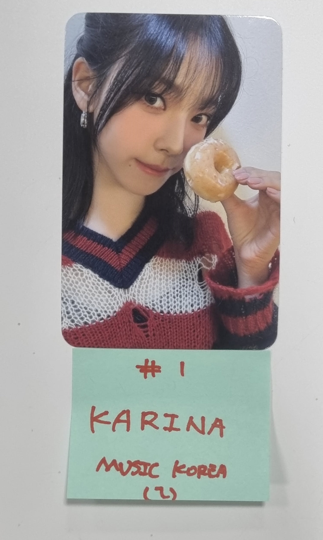 Aespa "Drama" 4th Mini - Music Korea Fansign Event Photocard [23.12.12] - HALLYUSUPERSTORE