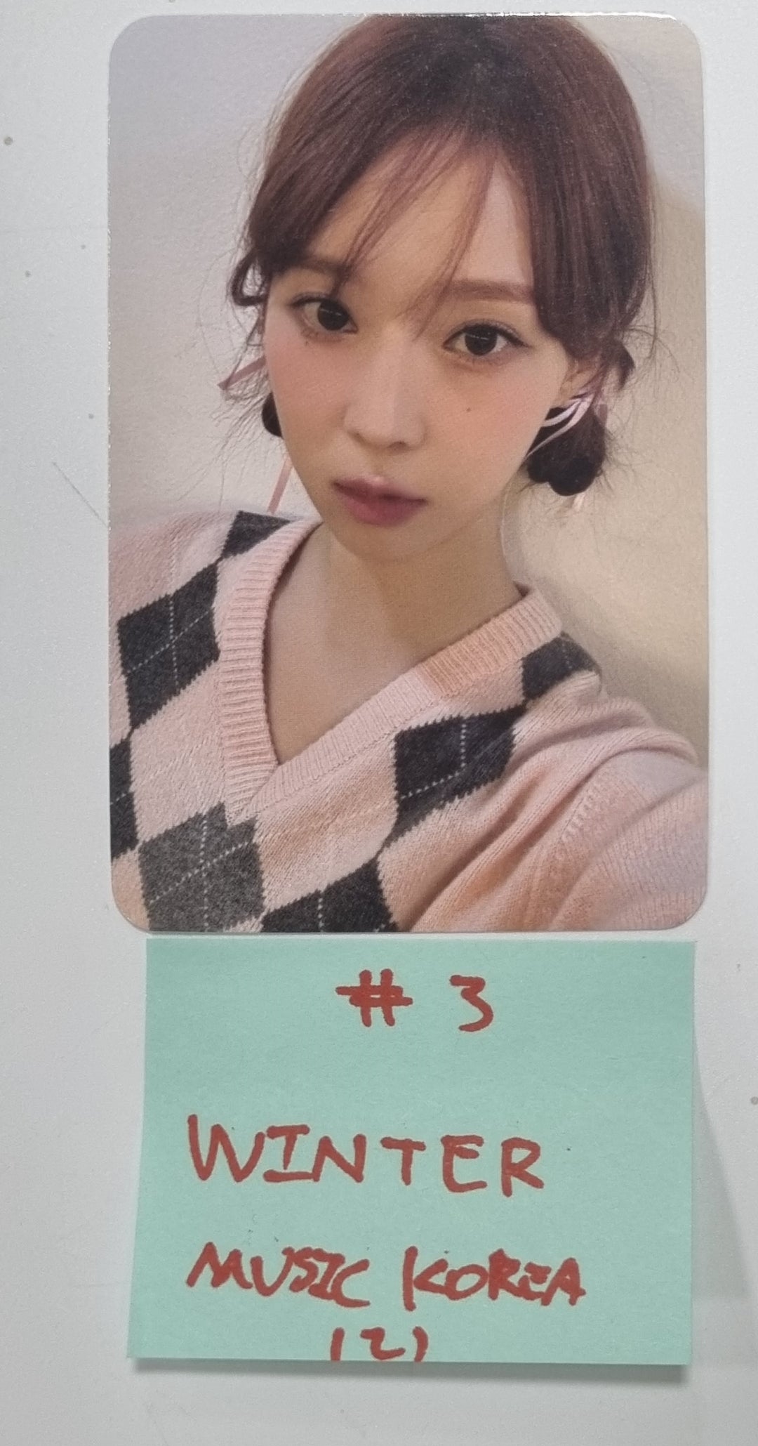Aespa "Drama" 4th Mini - Music Korea Fansign Event Photocard [23.12.12] - HALLYUSUPERSTORE