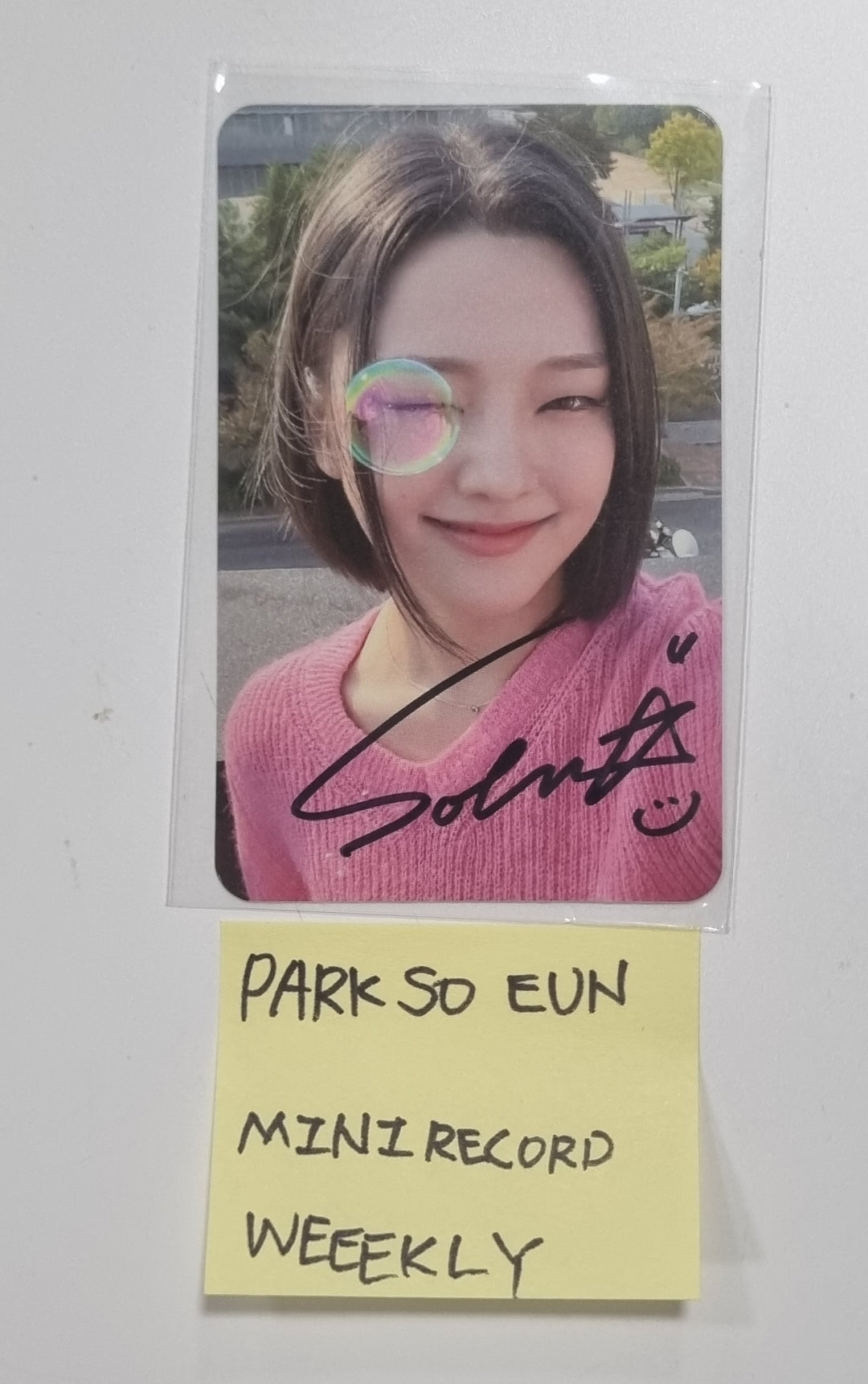 Park Soeun (Of Weeekly) "ColoRise" 5th mini - Hand Autographed(Signed) Photocard [23.12.12] - HALLYUSUPERSTORE
