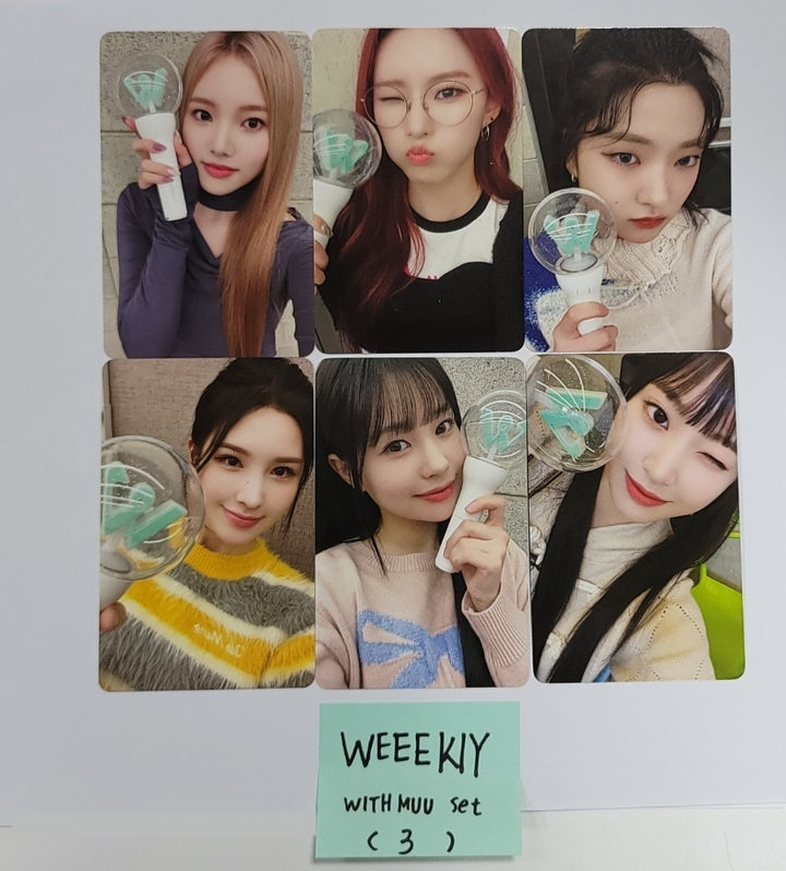 Weeekly - Official Light Stick Withmuu Pre-Order Benefit Photocards Set (6EA) [23.12.12] - HALLYUSUPERSTORE