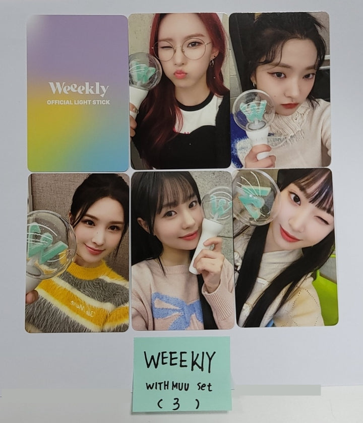 Weeekly - Official Light Stick Withmuu Pre-Order Benefit Photocards Set (6EA) [23.12.12] - HALLYUSUPERSTORE