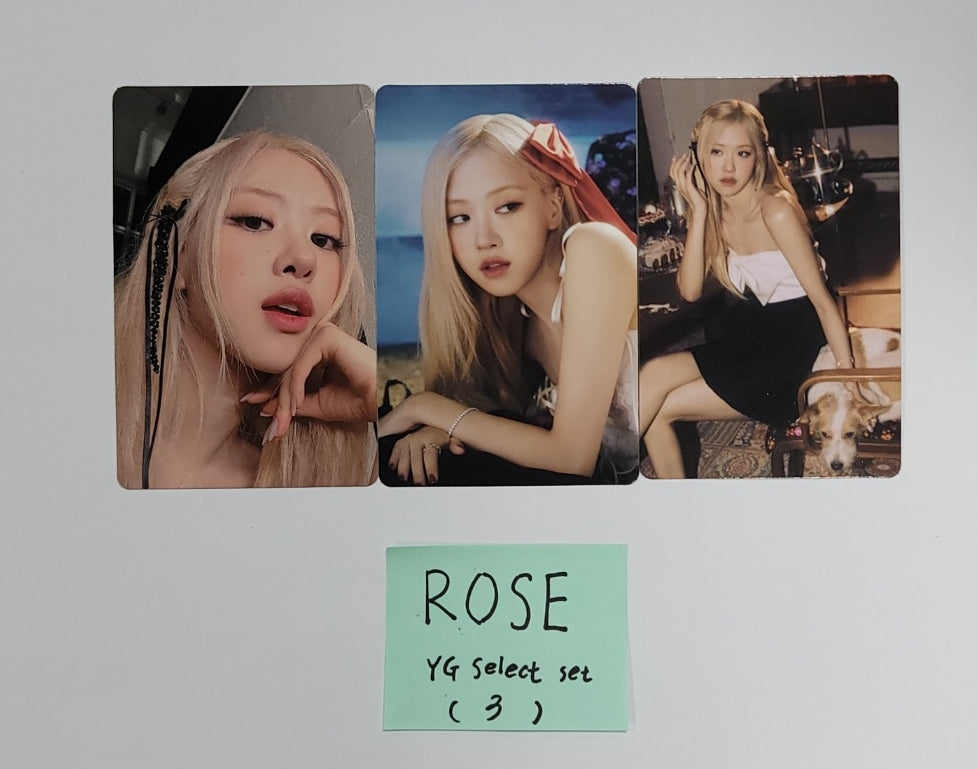 Rose (Of BLACKPINK) "FROM HANK & ROSE TO YOU" - Season's Greetings YG Select Pre-Order Benefit Photocards Set (3EA) [23.12.12] - HALLYUSUPERSTORE