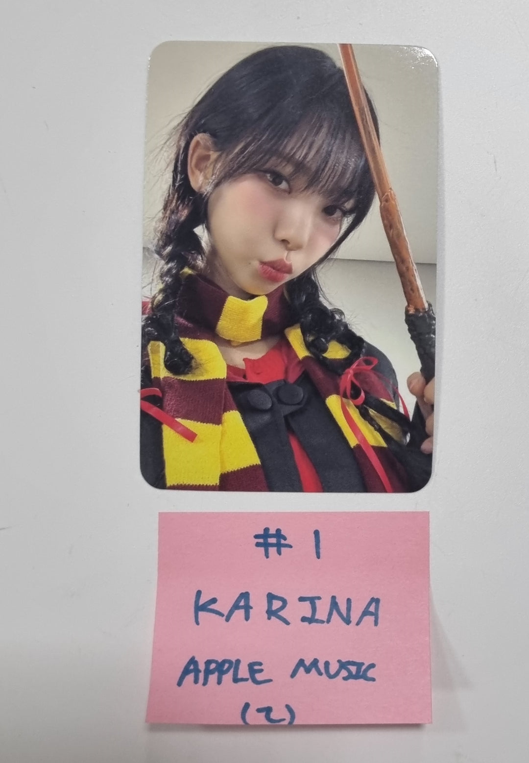 Aespa "Drama" 4th Mini - Apple Music Fansign Event Photocard [23.12.13] - HALLYUSUPERSTORE