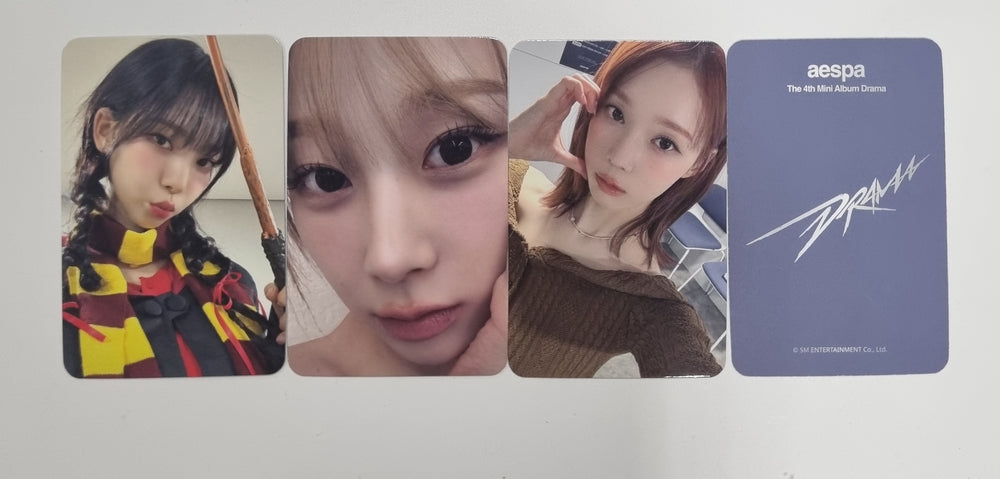 Aespa "Drama" 4th Mini - Apple Music Fansign Event Photocard [23.12.13] - HALLYUSUPERSTORE