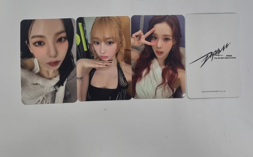 Aespa "Drama" 4th Mini - Music Korea Lucky Draw Event Photocard [23.12.13] - HALLYUSUPERSTORE