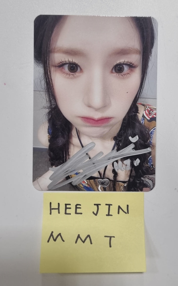 HeeJin 1st Mini "K" - Hand Autographed(Signed) Mini Postcard [23.12.13] - HALLYUSUPERSTORE