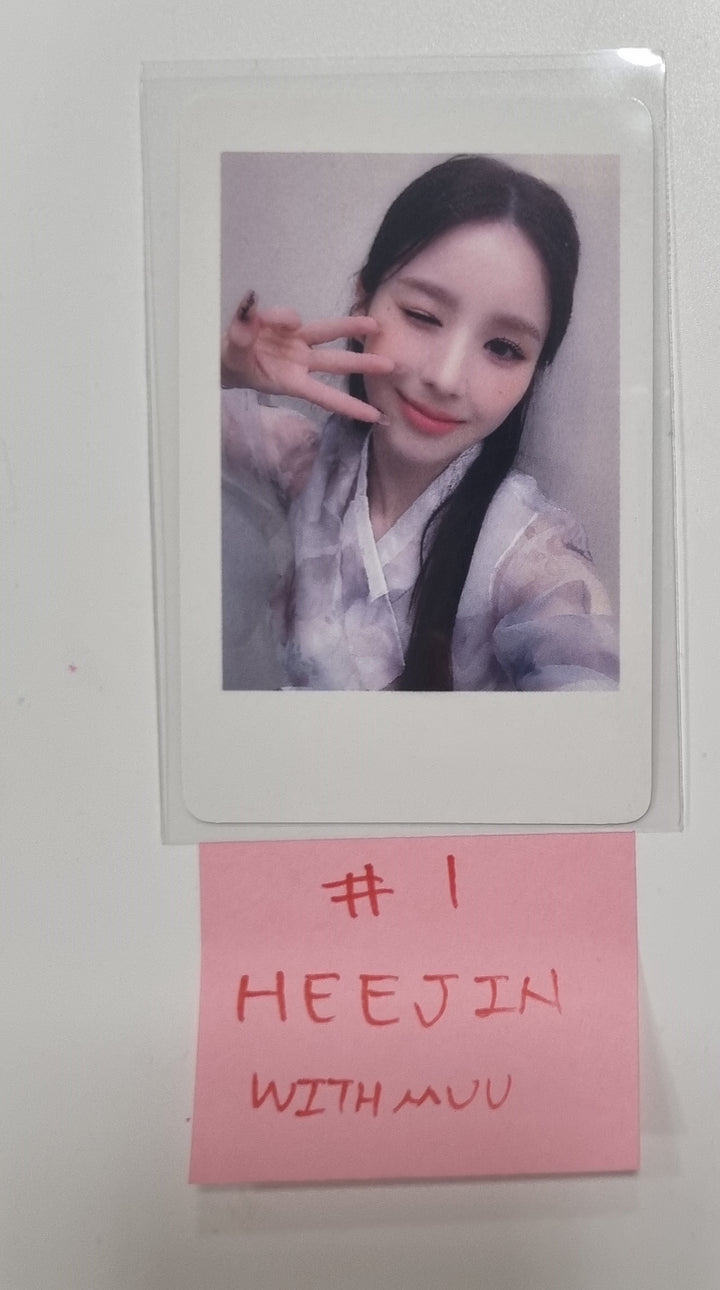 HeeJin "K" - Withmuu Fansign Event Polaroid Type Photocard [23.12.13] - HALLYUSUPERSTORE
