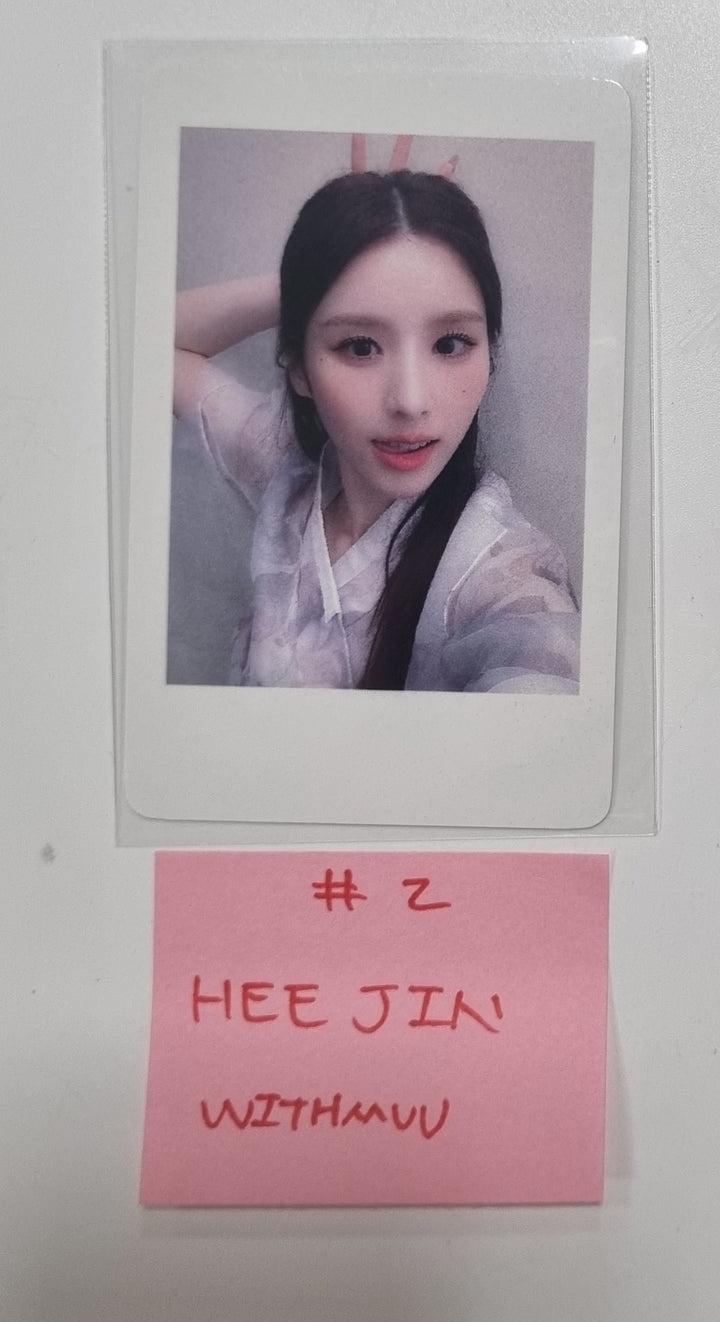 HeeJin "K" - Withmuu Fansign Event Polaroid Type Photocard [23.12.13] - HALLYUSUPERSTORE