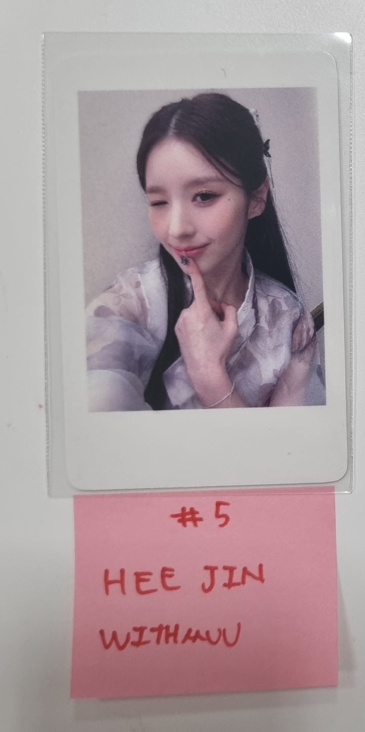 HeeJin "K" - Withmuu Fansign Event Polaroid Type Photocard [23.12.13] - HALLYUSUPERSTORE