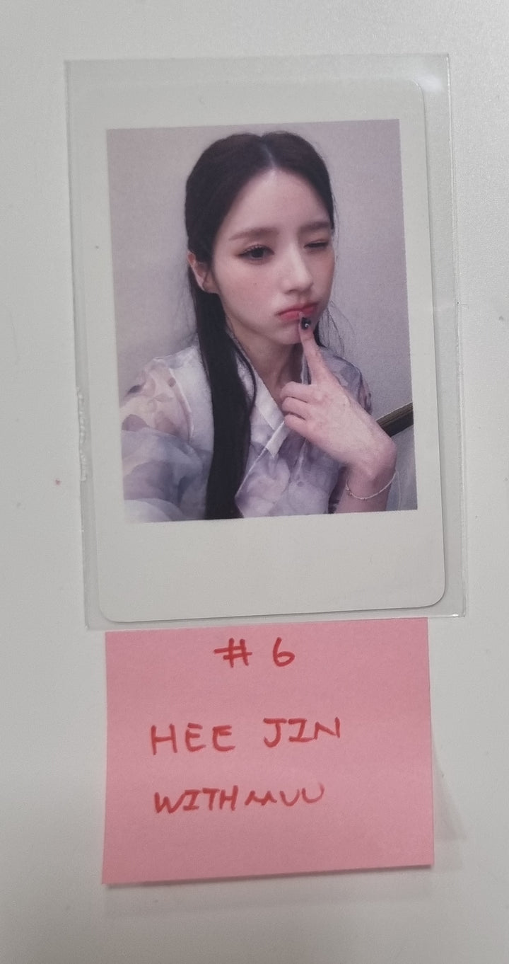 HeeJin "K" - Withmuu Fansign Event Polaroid Type Photocard [23.12.13] - HALLYUSUPERSTORE