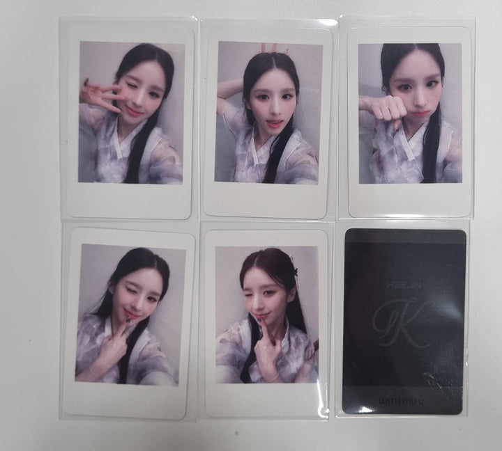 HeeJin "K" - Withmuu Fansign Event Polaroid Type Photocard [23.12.13] - HALLYUSUPERSTORE