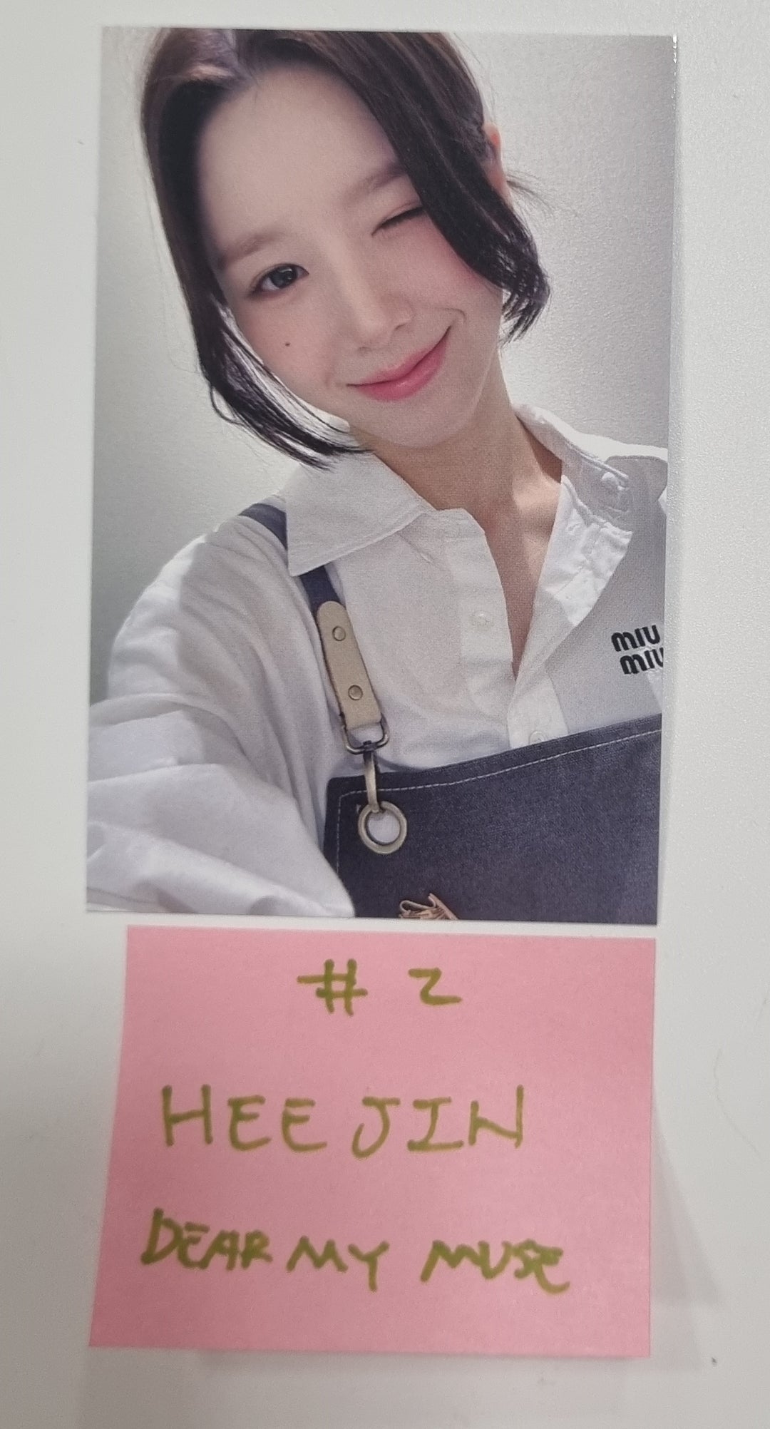 HeeJin "K" - Dear My Muse Event Photocard [23.12.13] - HALLYUSUPERSTORE