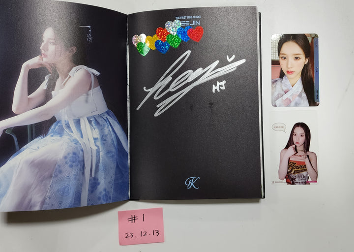 HeeJin 1st Mini "K" - Hand Autographed(Signed) Album [23.12.13] - HALLYUSUPERSTORE