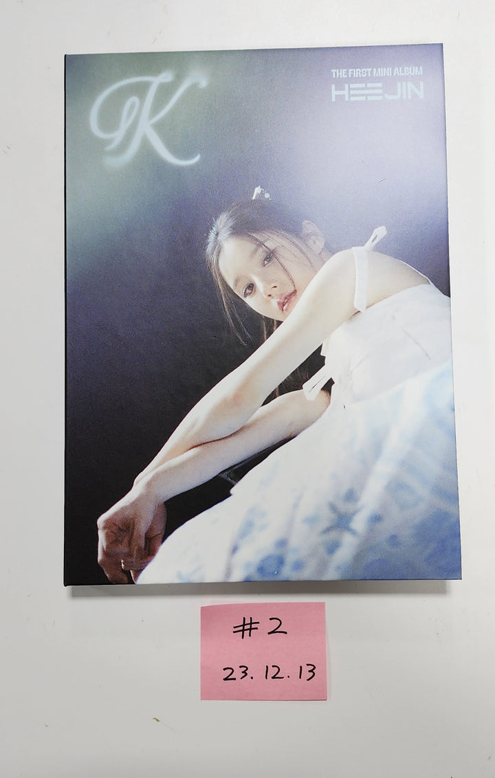 HeeJin 1st Mini "K" - Hand Autographed(Signed) Album [23.12.13] - HALLYUSUPERSTORE