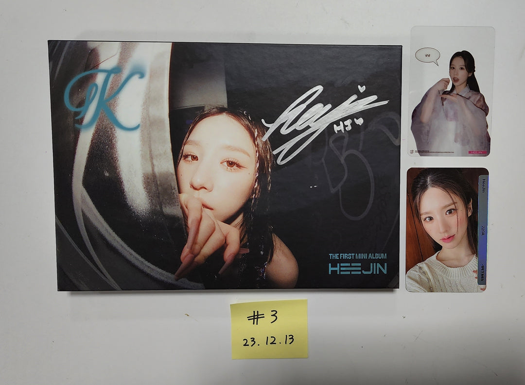 HeeJin 1st Mini "K" - Hand Autographed(Signed) Album [23.12.13] - HALLYUSUPERSTORE