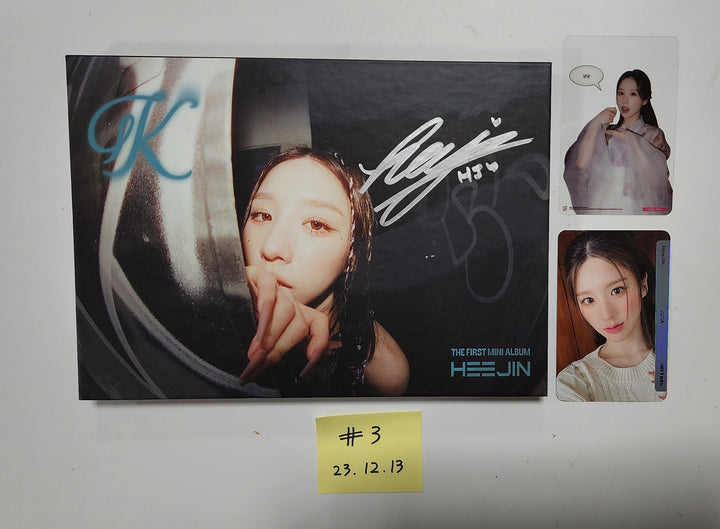 HeeJin 1st Mini "K" - Hand Autographed(Signed) Album [23.12.13] - HALLYUSUPERSTORE