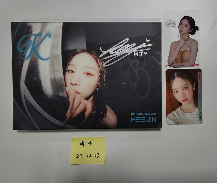 HeeJin 1st Mini "K" - Hand Autographed(Signed) Album [23.12.13] - HALLYUSUPERSTORE