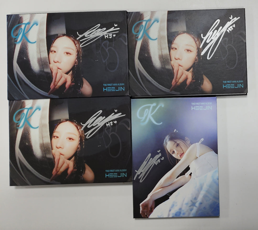 HeeJin 1st Mini "K" - Hand Autographed(Signed) Album [23.12.13] - HALLYUSUPERSTORE