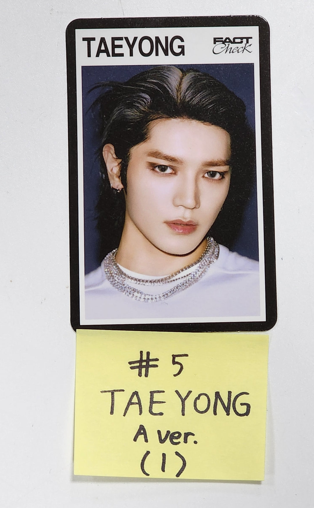 NCT 127 "Fact Check" 不可思議 展 : NCT 127 The 5th Album - SM Town Pop-Up Trading Photocard [A Ver] [23.12.13] - HALLYUSUPERSTORE
