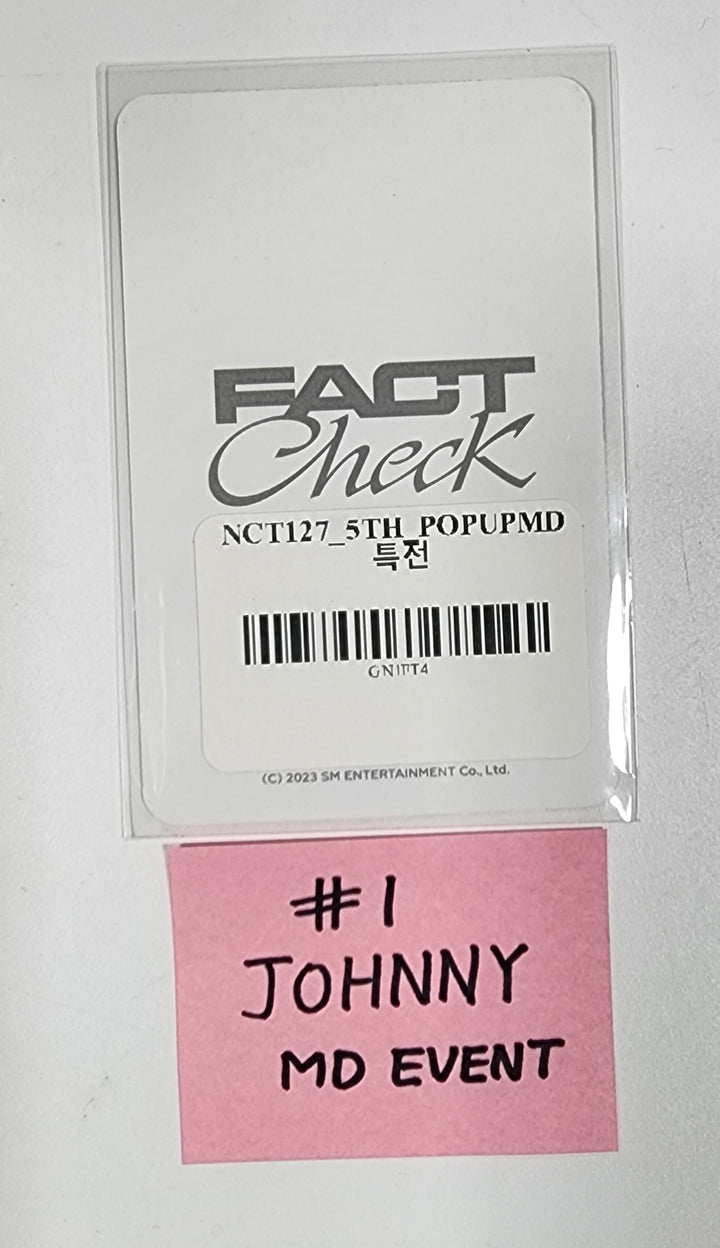 NCT 127 "Fact Check" - SM Town Pop-Up MD Event Photocard [23.12.13] - HALLYUSUPERSTORE
