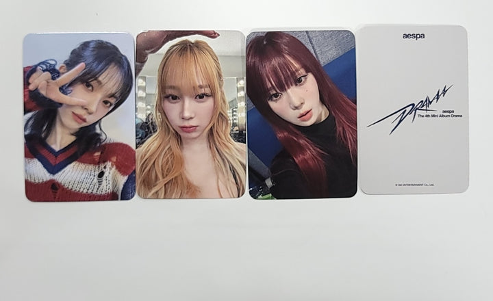 Aespa "Drama" 4th Mini - Soundwave Lucky Draw Event Photocard [23.12.14] - HALLYUSUPERSTORE
