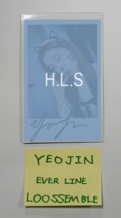 YEOJIN (Of LOOSSEMBLE) "LOOSSEMBLE" - Hand Autographed(Signed) Polaroid [23.12.14] - HALLYUSUPERSTORE