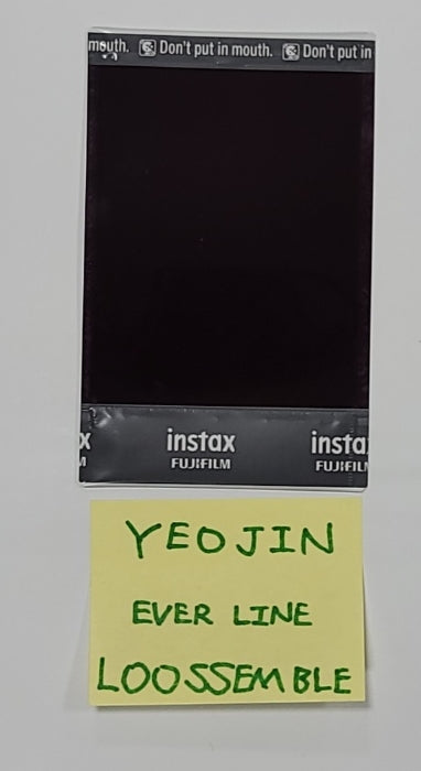 YEOJIN (Of LOOSSEMBLE) "LOOSSEMBLE" - Hand Autographed(Signed) Polaroid [23.12.14] - HALLYUSUPERSTORE