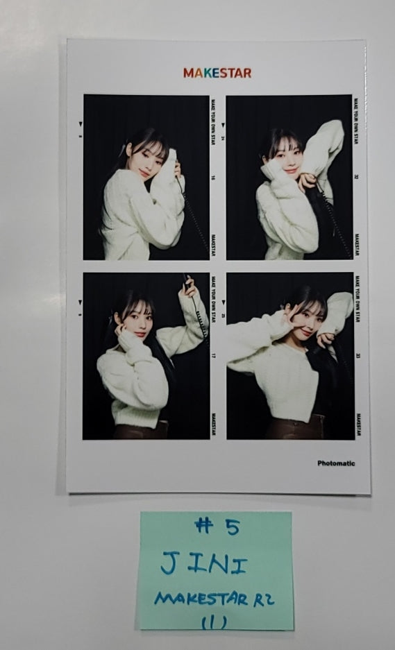 JINI "An Iron Hand In A Velvet Glove" - Makestar Fansign Event Photocard, 4 Cut Photo Round 4 [23.12.14] - HALLYUSUPERSTORE