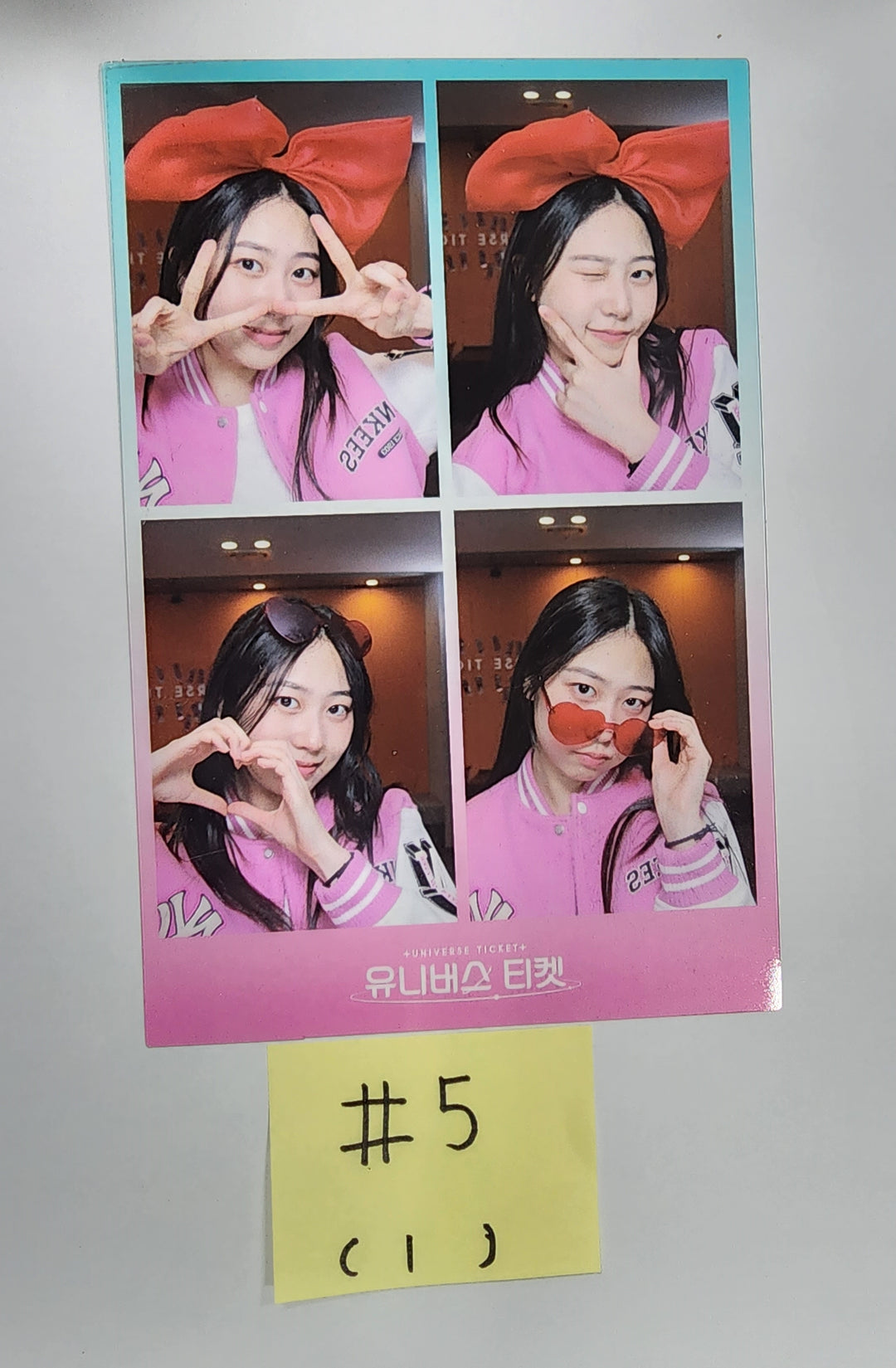 UNIVERSE TICKET "UNIVERSE TICKET" - Official Transparent Film Photo [23.12.14] - HALLYUSUPERSTORE