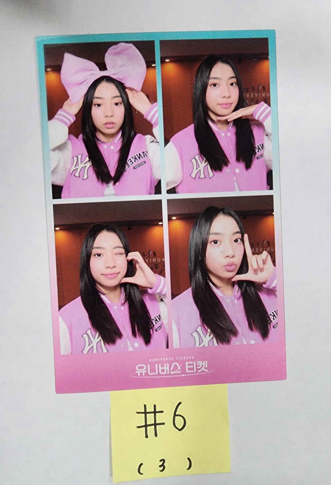 UNIVERSE TICKET "UNIVERSE TICKET" - Official Transparent Film Photo [23.12.14] - HALLYUSUPERSTORE