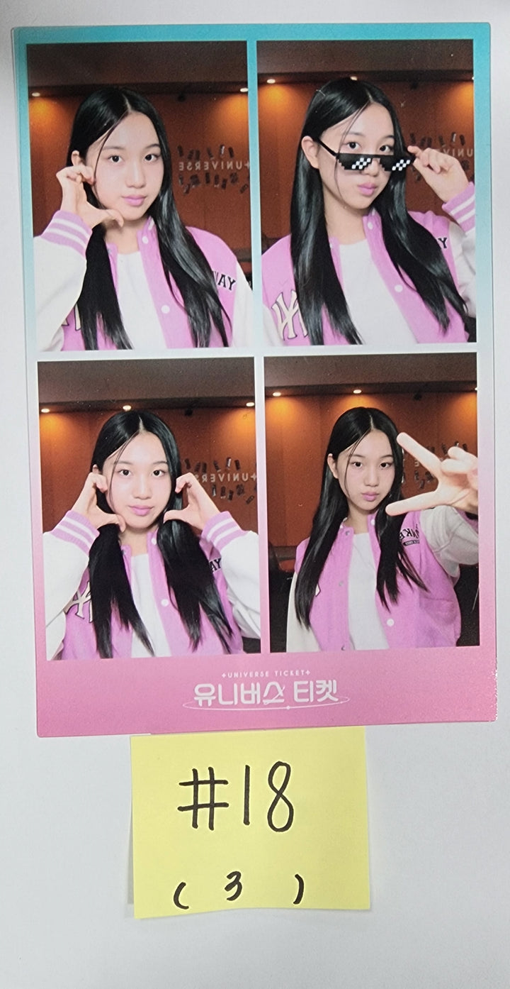 UNIVERSE TICKET "UNIVERSE TICKET" - Official Transparent Film Photo [23.12.14] - HALLYUSUPERSTORE