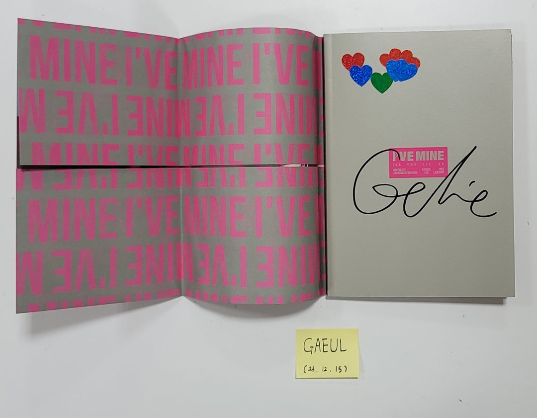 GAEUL (Of IVE) "I've Mine" - Hand Autographed(Signed) Album [23.12.15] - HALLYUSUPERSTORE