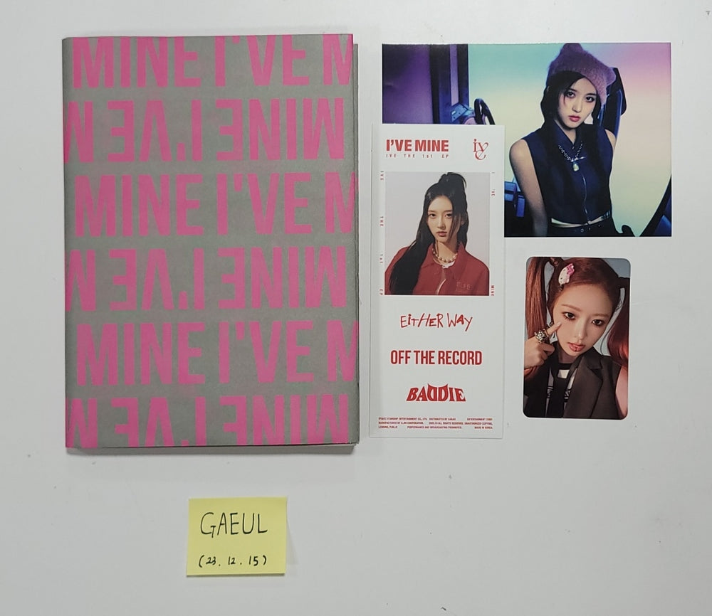 GAEUL (Of IVE) "I've Mine" - Hand Autographed(Signed) Album [23.12.15] - HALLYUSUPERSTORE