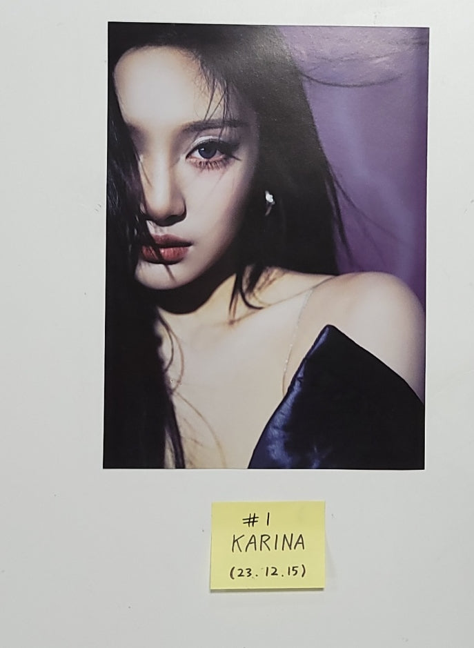 Aespa "Drama" 4th Mini - A Cut Page From Fansign Event Album [23.12.15] - HALLYUSUPERSTORE